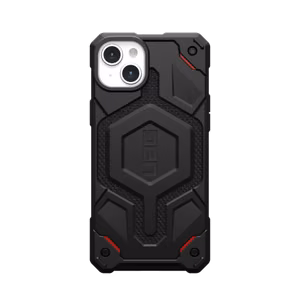 UAG Urban Armor Gear ümbris MONARCH PRO compatible with MagSafe jaoks IPHONE 15 Plus kevlar must