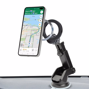 SBS TESUPMAGRINGEXT Smartphone Holder for Dashboard and Windshield, MagSafe Compatible - Black