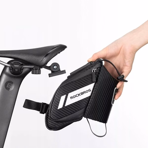 Rockbros C32BK sadulakott 1.5 l veepudeli taskuga - must