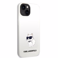 Karl Lagerfeld Silicone Choupette ümbris jaoks iPhone 14 Plus - valge