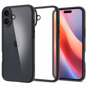 SPIGEN ümbris ULTRA HYBRID jaoks IPHONE 16 matte must