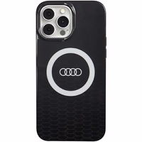 Audi IML Big Logo MagSafe ümbris jaoks iPhone 13 Pro / 13 - must