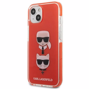 Karl Lagerfeld Karl&Choupette Head Case for iPhone 13 mini - Red
