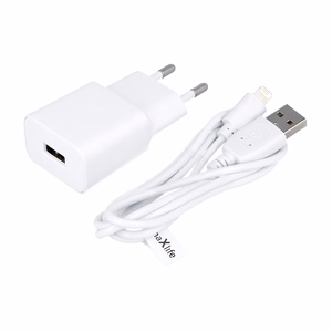 Maxlife MXTC-01 laadija 1x USB 1A valge + Lightning kaabel