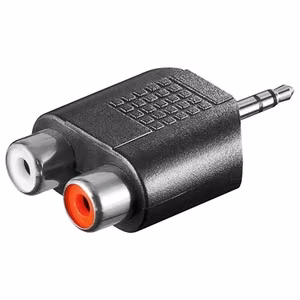 Goobay 11604 – 3.5 mm AUX pistik – 2× stereo-RCA pesa adapter