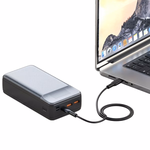 XO внешний аккумулятор для ноутбука PR201 65W 30000mAh чёрный