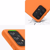 Silikoonist ümbris Pehme paindlik kummist kate Samsung Galaxy A22 4G musta