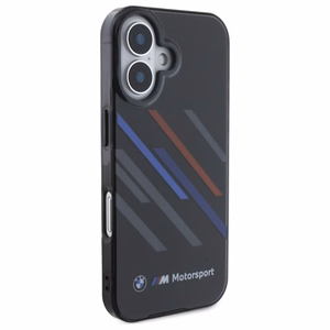 BMW Motosport IML Random Stripes iPhone 16 Ümbris - must
