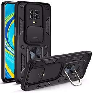 Defender Slide ümbris jaoks Xiaomi punanemi Note 9s / 9 Pro / 9 Pro Max must