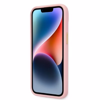 Guess Croco Collection ümbris jaoks iPhone 14 Plus - roosa