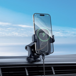Borofone Car hoidja BH223 Follower with induction charging to windshield must
