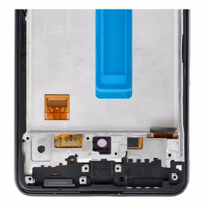 REWA OLED LCD-ekraan raamiga SAMSUNG A53 5G jaoks, must