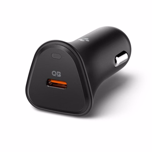 Spigen Essential EV301 30W Car Laadija - Must