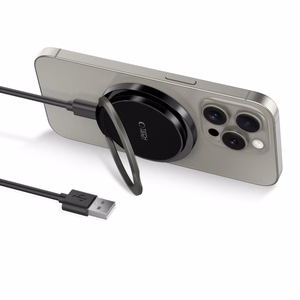 Tech-Protect QI15W-A33 Induktiivne Laadija koos MagSafe and Alus koos USB-A / USB-C Kaabel - must