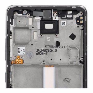 ServicePack LCD Display SAMSUNG A52S 5G A528B GH82-26861D valge