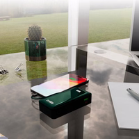 Powerbank SBS 10000 mAh 20W sisseehitatud USB-C kaabli ja digitaalse ekraaniga - roheline