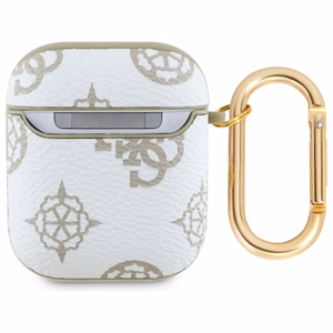 Guess GUA2PG4GPH AirPods 1/2 cover valge/valge 4G Hook