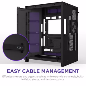 NZXT H9 Flow RGB+ Midi Tower чёрный