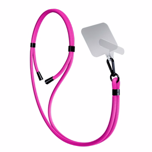3mk EasyClip telefoni kaelapael, roosa (mustad detailid)