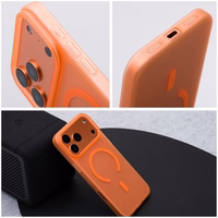 Ümbris GO ORANGE ühildub MagSafe jaoks IPHONE 17 Pro Max kosmiline oranž