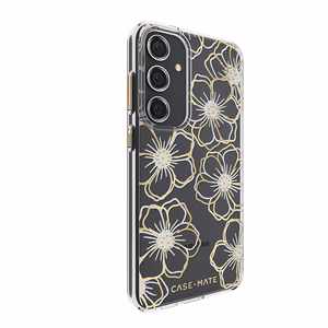 Case-Mate Floral Gems ümbris seadmele Samsung Galaxy S24+, kuldne