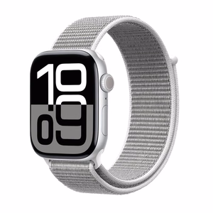 Crong Nylon Apple Watch spordirihm, 44/45/46/49 mm, hõbehall