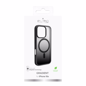 Puro Gradient MagSafe Silicone Ümbris jaoks iPhone 16 Pro Max - Must