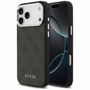 Guess 4G Classic Logo MagSafe ümbris jaoks iPhone 17 Pro Max - must