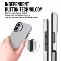 Perfectionists Triangle Mag Ümbris iPhone 13/14 hõbedane