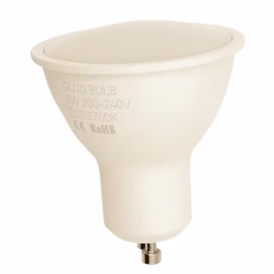 LED pirn GU10, 5W, 230VAC, 2700K