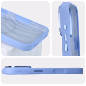 Liavec Silky ümbris metallist kaameraraamiga mudelile iPhone 18 Pro/17 Pro, helesinine