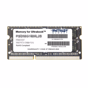 Patriot Memory 8GB DDR3 PC3-12800 (1600MHz) SODIMM mälumoodul 1 x 8 GB