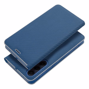 Чехол-книжка для Samsung A27 Luna Book Carbon синий