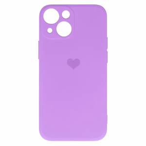 Vennus Silicone Heart Ümbris jaoks Iphone 14 Plus design 1 purple