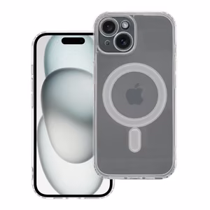 CLEAR MAG ÜMBRIS with camera protection compatible with MagSafe jaoks IPHONE 15 läbipaistev