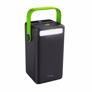 Trust Redoh XXL - 50 000 mAh akupank (must, roheline)
