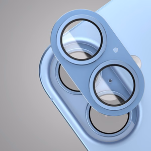 Etteri full camera lens guard for iPhone 17 blue