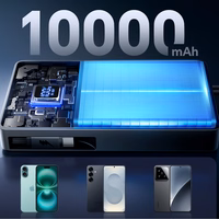 Joyroom JR-PR1 10000mAh 22.5W Powerbank sisseehitatud sissetõmmatava USB-C kaabliga - must