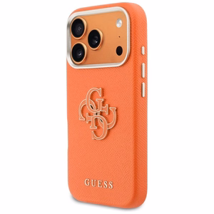 GUESS ümbris IPHONE 17 Pro Max'ile GUHCP17X5PS4RGGO (PU FW Vaigu logo) oranž
