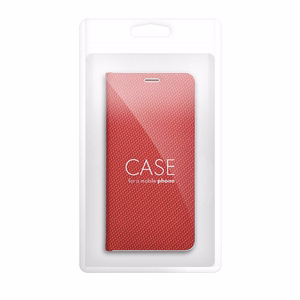 LUNA Book Carbon jaoks SAMSUNG A40 punane