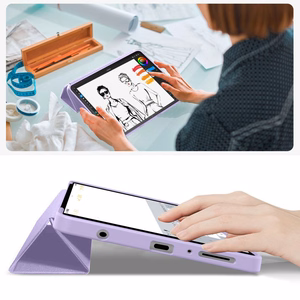 TechProtect SmartÜmbris ümbris jaoks Samsung Galaxy Tab A9 / A11 8.7 X110 / X115 / X133 / X135 - purple