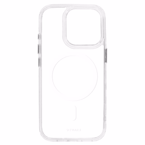 Liavec Glossy Magsafe Clear Ümbris do Iphone 15 Pro Max valge