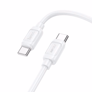 Кабель USB C to USB C Hoco PD 5A 240W 1 m X115 белый