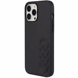Audi Synthetic Leather iPhone 13 Pro Max 6.7" must/must hardcase AU-TPUPPCIP13PM-TT/D1-BK