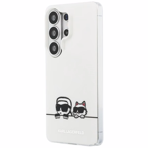 Karl Lagerfeld чехол IML Peekaboo Karl&Choupette MagSafe Samsung Galaxy S26 Ultra прозрачный
