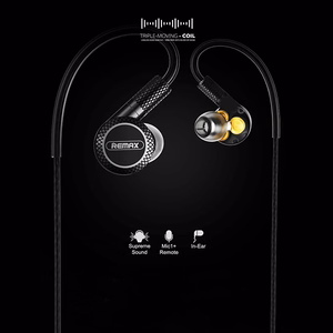 REMAX Earphones - RM-590 Silver
