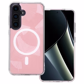 Flash Mag ümbris for Samsung Galaxy S24 / S25 roosa