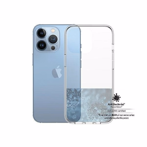 PanzerGlass ClearCase antibacterial Military Grade certified ümbris jaoks iPhone 13 Pro - läbipaistev
