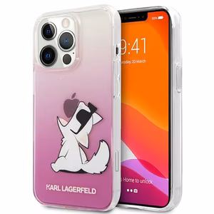 Karl Lagerfeld KLHCP14XCFNRCPI iPhone 14 Pro Max 6.7 "hardcase pink / pink Choupette Fun