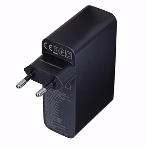 Gembird TA-UC-PDQC100LCD-01-BK mobiilseadme laadija sülearvuti, nutitelefon must AC kiirlaadimine siseruumidesse